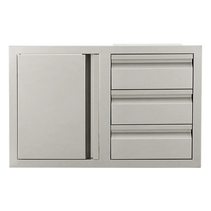 RCS Valiant Triple Drawer and Door Combo Left Hinge with Soft Close - VDC2SCL