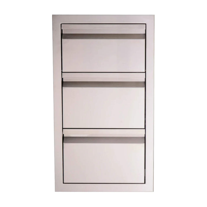 RCS Valiant Series 17-Inch Stainless Steel Double Access Drawer and Paper Towel Holder - VTHC1