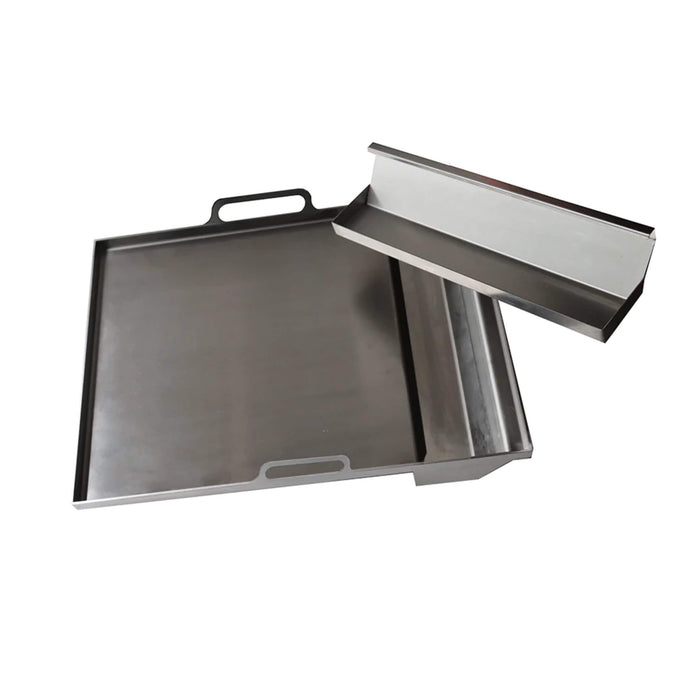 RCS Le and Griddle Dual Plate Stainless Steel and Cast-Iron Griddle for RCS Premier Grills - RSSG3