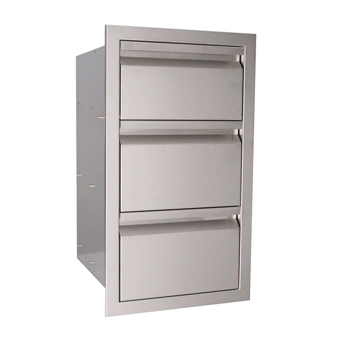 RCS Valiant Series 17-Inch Stainless Steel Double Access Drawer and Paper Towel Holder - VTHC1