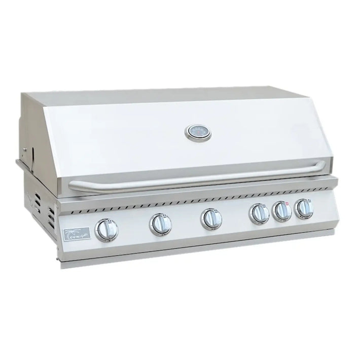 Kokomo Grills 40 Inch 5 Burner Built In Gas Grill with Infrared Backburner KO-BAK5BG