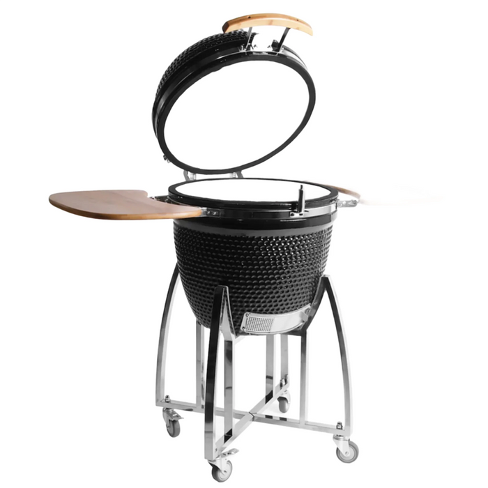 Kokomo Grills 21 Inch Kamado Built in Ceramic BBQ Grill KO-21-KAMADO