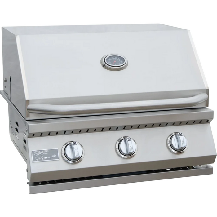 Kokomo Grills 26 Inch 3 Burner Built In BBQ Gas Grill KO-BAK3BG