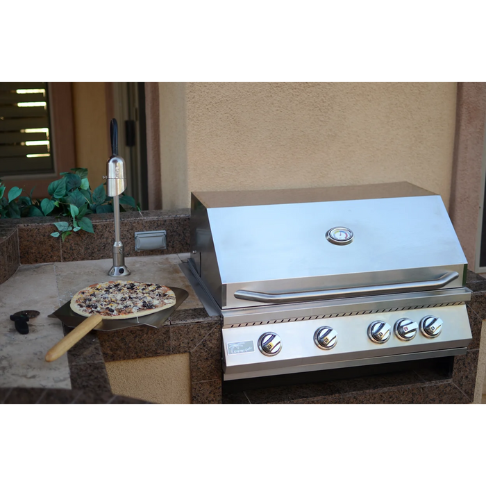Kokomo Grills 32 Inch 4 Burner Built In Gas Grill with Infrared Burner KO-BAK4BG