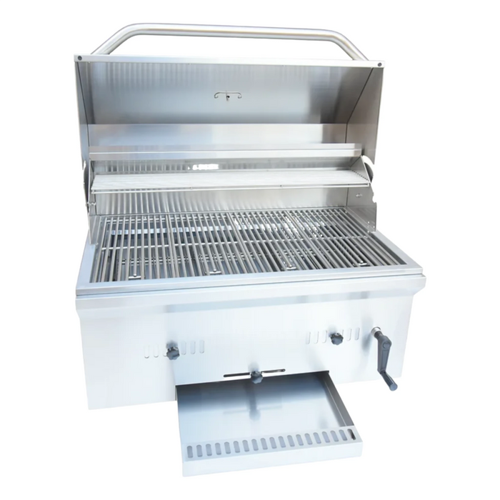 Kokomo Grills 32 Inch Built In BBQ Charcoal Grill - KO-CHAR32