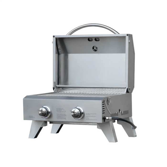 KoKoMo Grills Portable Tabletop 2 Burner BBQ Gas Grill KO-PTBL