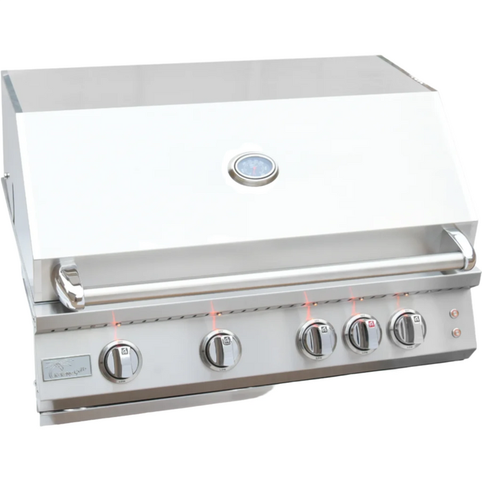 KoKoMo Grills 4 Burner 32 Inch Professional Built In Natural Gas Grill KO-BAK4BG-PRO