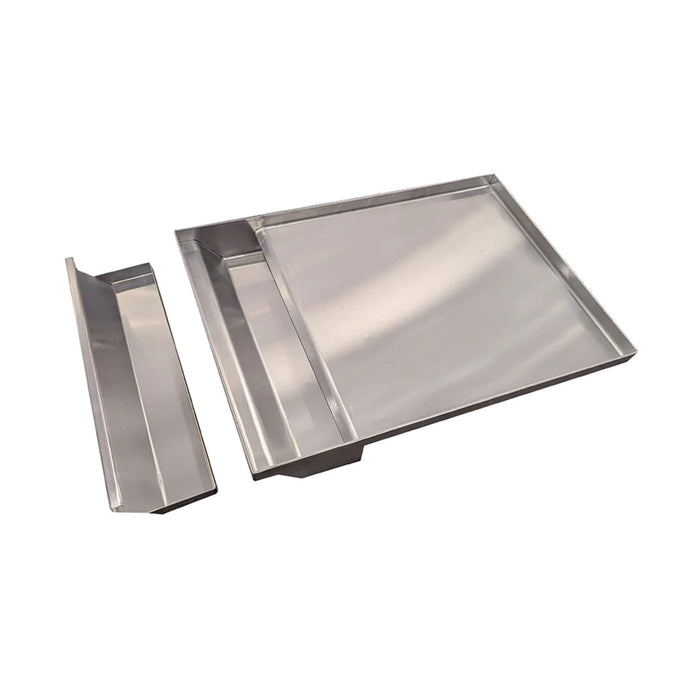 RCS and Le Griddle Dual Plate Stainless Steel and Cast-Iron Griddle for RON Cutlass Pro Series Grills - RSSG4