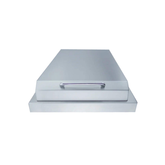 RCS Drop-In Natural Gas Single Side Burner with Stainless Steel Lid - RSB1