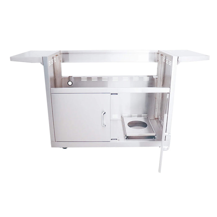 RCS Freestanding Stainless Steel Grill Cart For 38-Inch Cutlass Series Gas Grills - RONKC