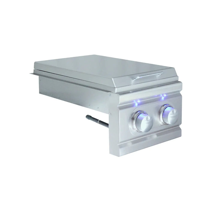RCS Cutlass Pro Built In Double Side Burner Natural Gas With Blue LED Light - RDB1EL