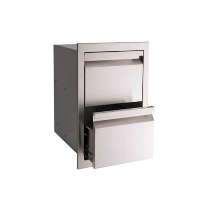 RCS Valiant Series Stainless Steel 17 Inch Double Access Drawer - VDR1