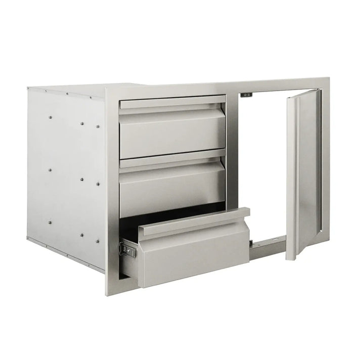 RCS Valiant Triple Drawer and Door Combo Left Hinge with Soft Close - VDC2SCL