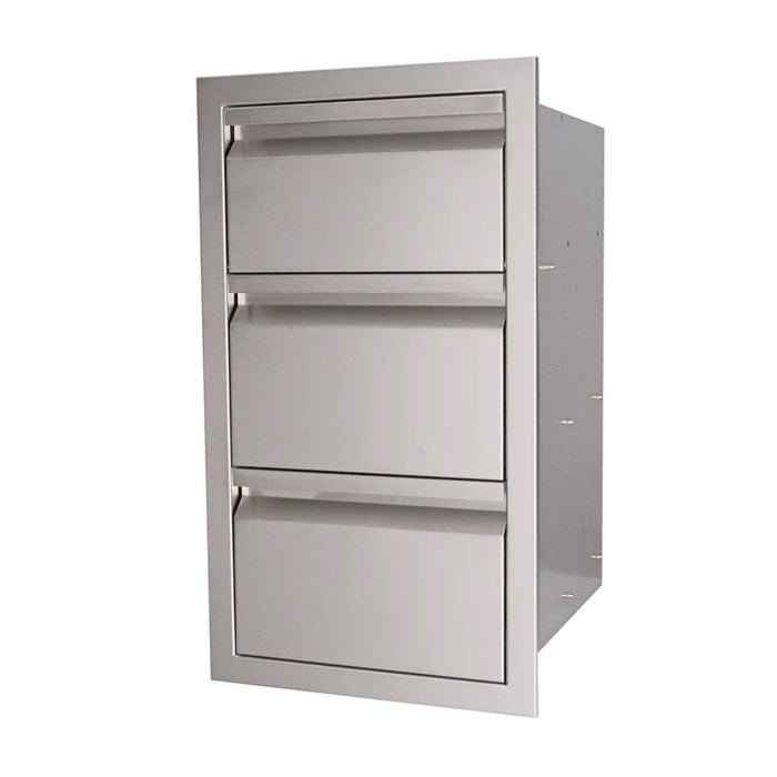 RCS Valiant Series 17-Inch Stainless Steel Double Access Drawer and Paper Towel Holder - VTHC1