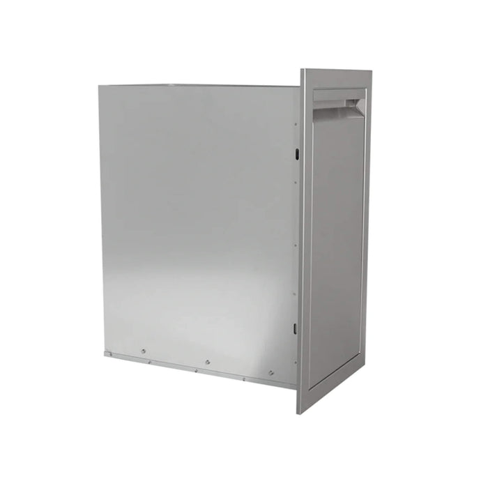 RCS Valiant Series 14 Inch Stainless Steel Narrow Roll-Out Trash Drawer - VTD4