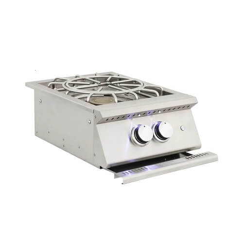 RCS Premier Series Pro Natural Gas Power Burner With Lights - RJCSB3AL