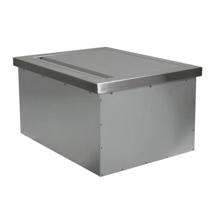 RCS Valiant Series Stainless Steel Drop-In Cooler Ice Container with Hinged Lid - VIC2