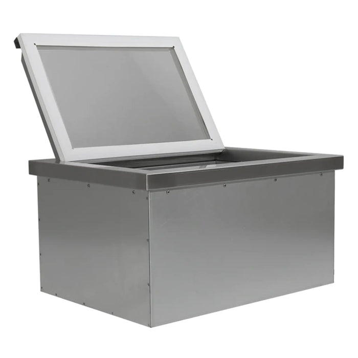 RCS Valiant Series Stainless Steel Drop-In Cooler Ice Container with Hinged Lid - VIC2