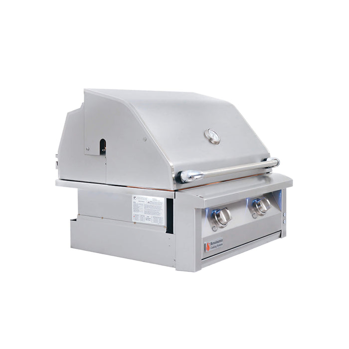 RCS American Renaissance Grill 30 Inch 2 Burner Built-In Liquid Propane Grill - ARG30 LP