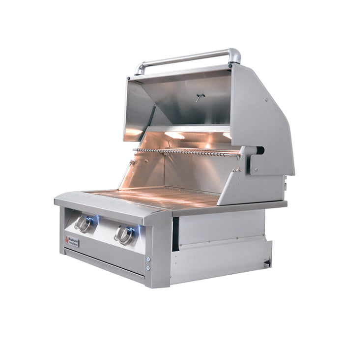 RCS American Renaissance Grill 30 Inch 2 Burner Built-In Liquid Propane Grill - ARG30 LP