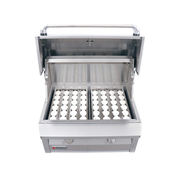 RCS American Renaissance Grill 30 Inch 2 Burner Built-In Liquid Propane Grill - ARG30 LP