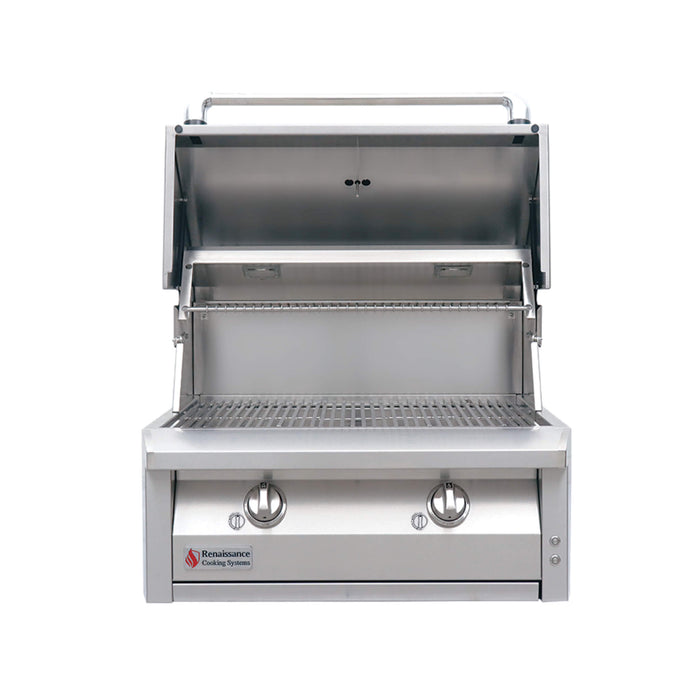 RCS American Renaissance Grill 30 Inch 2 Burner Built-In Liquid Propane Grill - ARG30 LP