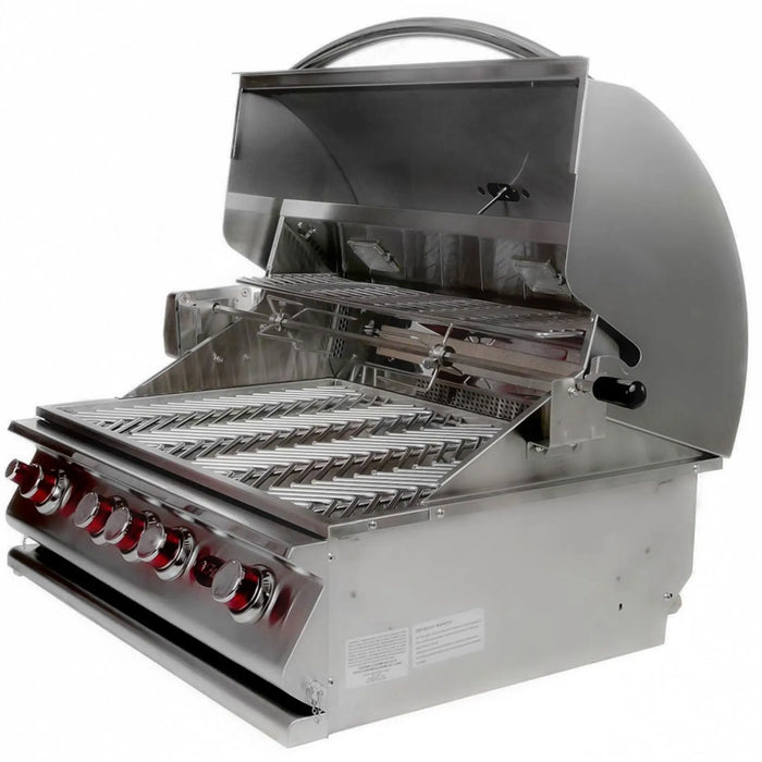 Cal Flame 4-Burner Built-In Convection Series Gas Grill BBQ19874CP