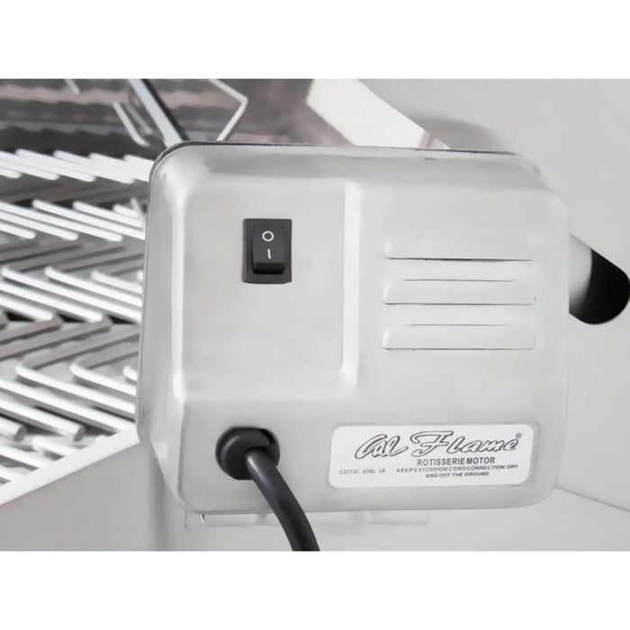 Cal Flame P Series 6-Burner Built-In Gas Grill with Rotisserie and Back Burner BBQ19P06