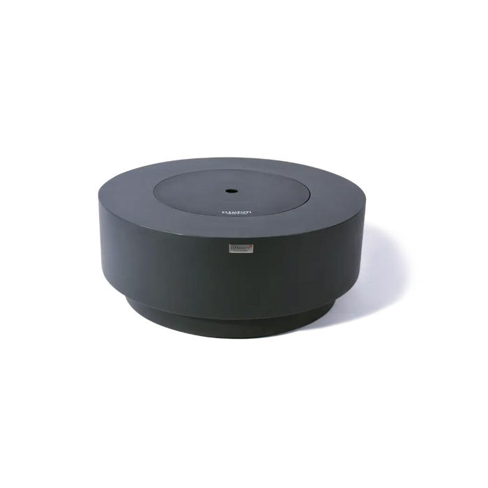 ELEMENTI PLUS NIMES Dark Gray Round Concrete Fire Table - OFG414DG