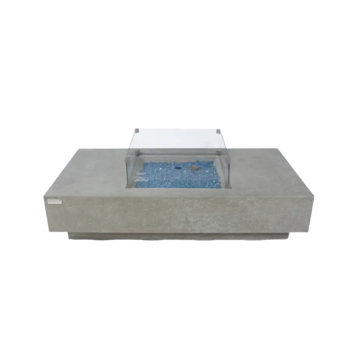 ELEMENTI PLUS MONTE CARLO Concrete Light Gray Fire Table OFG416LG