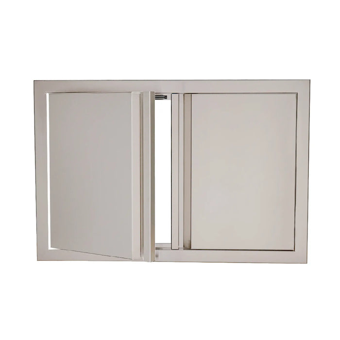 RCS Valiant Series 33 Inch Stainless Steel Soft Close Double Access Door - VDD1SC