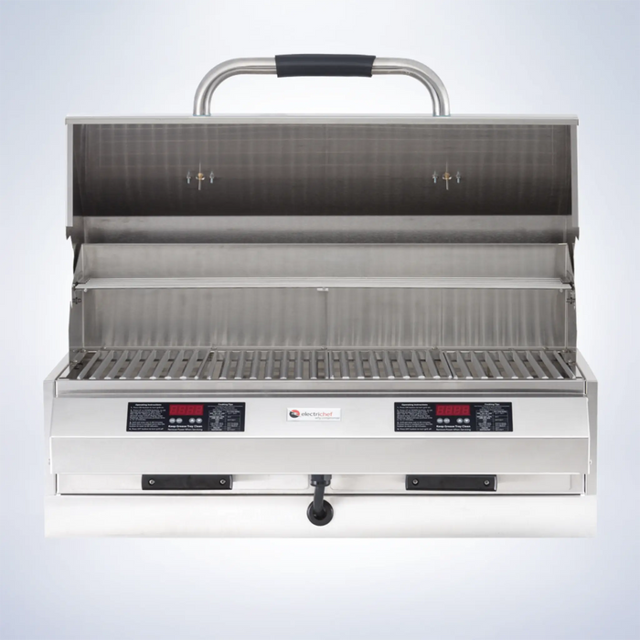 Electri Chef Ruby 32 Inch Marine Built-In Electric Grill With Dual Temperature Control - 4400-EC-448-IM-D-32