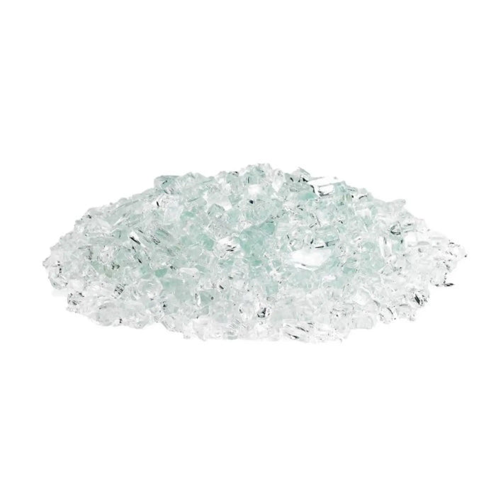 American Fire Glass 1/4 Inch Classic Fire Glass 10 Pounds Bag Clear AFF-CLR-10-J