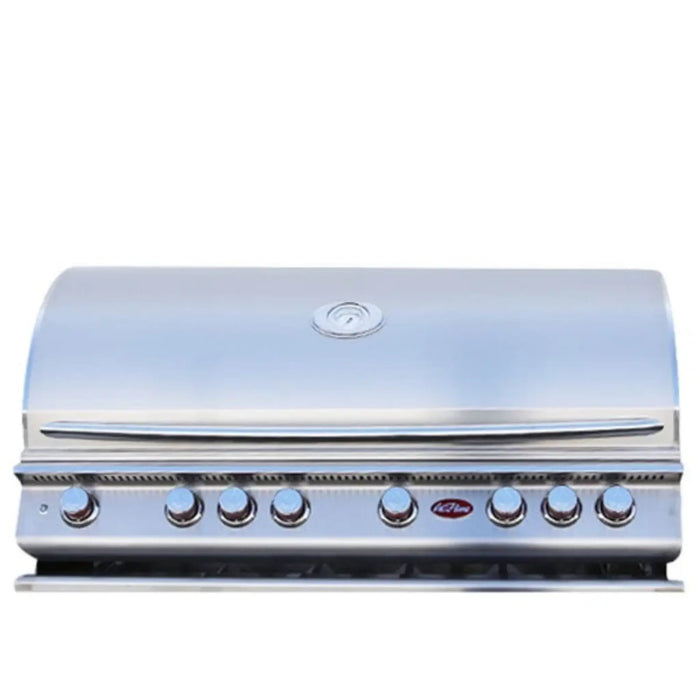 Cal Flame P Series 6-Burner Built-In Gas Grill with Rotisserie and Back Burner BBQ19P06