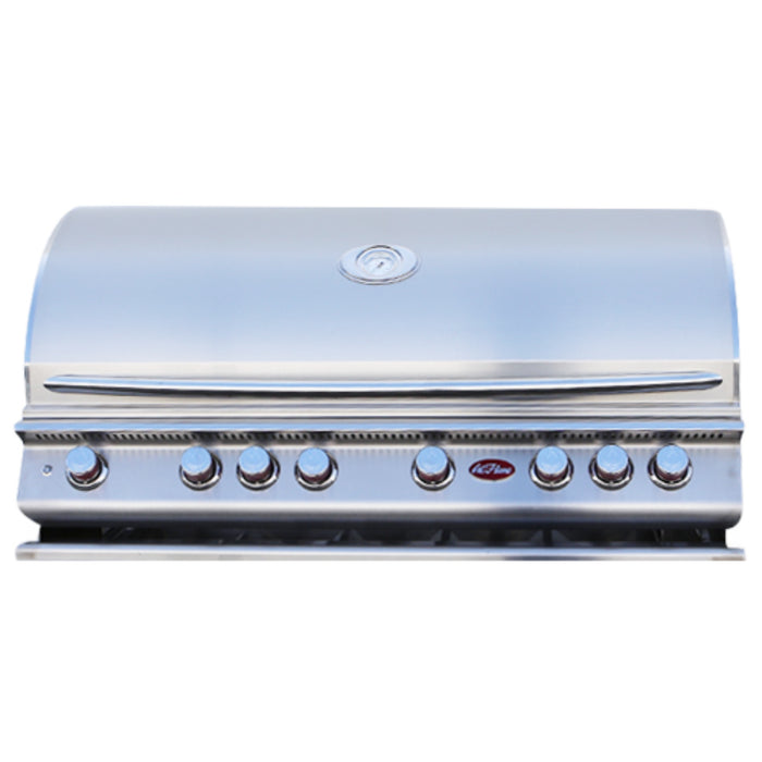 Cal Flame BBQ Built in Gas Grill P 5 BURNER with Lights Rotisserie and Back Burner BBQ19P05