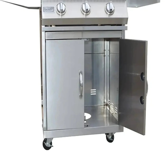 KoKoMo Grills Stainless Steel 4 Burner Grill Cart - KO-BAK4BG-C