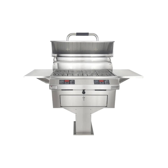 Electric Chef RUBY 32 Inch Daul Pedestal-Base Outdoor Electric Grill 4400-EC-448-PB-D-32