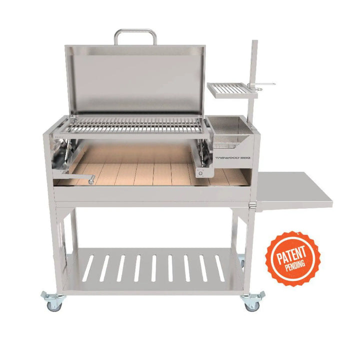 Tagwood BBQ Argentine Santa Maria Wood Fire and Charcoal Grill with Top Lid BBQ01SS